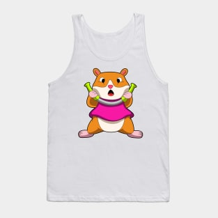 Hamster at Fitness Exercises Tank Top